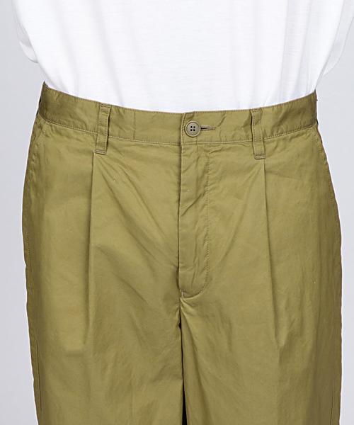 EN ROUTE（アンルート）の「ENR コットンツイル1プリーツパンツ ◆（その他パンツ・メンズ・ブラック/ベージュ・3/2/1）」の6枚目の写真