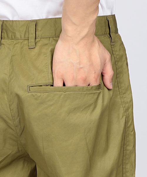 EN ROUTE（アンルート）の「ENR コットンツイル1プリーツパンツ ◆（その他パンツ・メンズ・ブラック/ベージュ・3/2/1）」の9枚目の写真