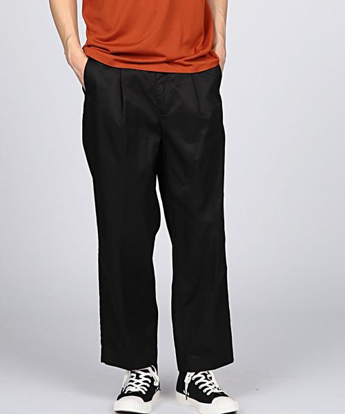 EN ROUTE（アンルート）の「ENR コットンツイル1プリーツパンツ ◆（その他パンツ・メンズ・ブラック/ベージュ・3/2/1）」の14枚目の写真