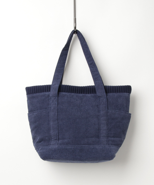 LBC（エルビーシー）の「口リブトート                        （トートバッグ・レディース・ネイビー/オフホワイト/グレー・FREE）」の4枚目の写真