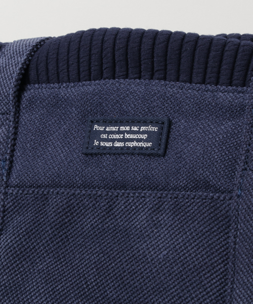 LBC（エルビーシー）の「口リブトート                        （トートバッグ・レディース・ネイビー/オフホワイト/グレー・FREE）」の6枚目の写真