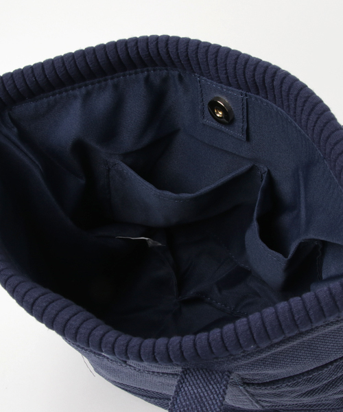 LBC（エルビーシー）の「口リブトート                        （トートバッグ・レディース・ネイビー/オフホワイト/グレー・FREE）」の7枚目の写真