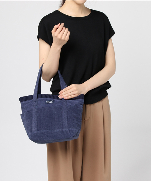 LBC（エルビーシー）の「口リブトート                        （トートバッグ・レディース・ネイビー/オフホワイト/グレー・FREE）」の10枚目の写真