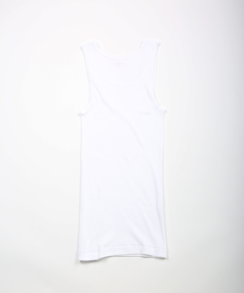 HANES（ヘインズ）の「【HANES/ヘインズ】パック入りリブタンクトップ（2Ｐ）HM2-K701/無地/2枚組み（タンクトップ・メンズ・ホワイト/ブラック/グレー/スミクロ・LARGE/MEDIUM/SMALL）」の5枚目の写真