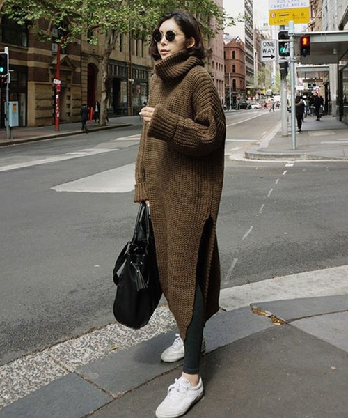 セール ロングハイネックニットワンピース ワンピース Styleblock スタイルブロック のファッション通販 Zozotown