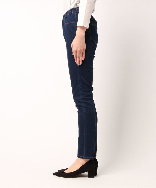 LBC（エルビーシー）の「デニムスキニーパンツ（デニムパンツ・レディース・ネイビー・LARGE/MEDIUM/SMALL）」の2枚目の写真