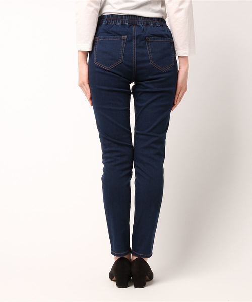 LBC（エルビーシー）の「デニムスキニーパンツ（デニムパンツ・レディース・ネイビー・LARGE/MEDIUM/SMALL）」の3枚目の写真