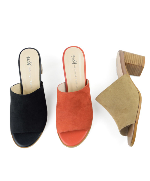 WA ORiental TRaffic（ダブルエーオリエンタルトラフィック）の「春夏★スエードミュールサンダル★8656（サンダル・レディース・ベージュ/レッド/ブラック・L/LL/M/S/3L/SS）」の11枚目の写真