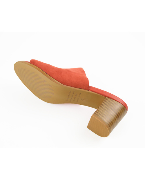 WA ORiental TRaffic（ダブルエーオリエンタルトラフィック）の「春夏★スエードミュールサンダル★8656（サンダル・レディース・ベージュ/レッド/ブラック・L/LL/M/S/3L/SS）」の14枚目の写真