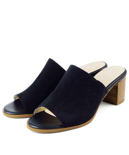 WA ORiental TRaffic（ダブルエーオリエンタルトラフィック）の「春夏★スエードミュールサンダル★8656（サンダル・レディース・ベージュ/レッド/ブラック・L/LL/M/S/3L/SS）」の4枚目の写真