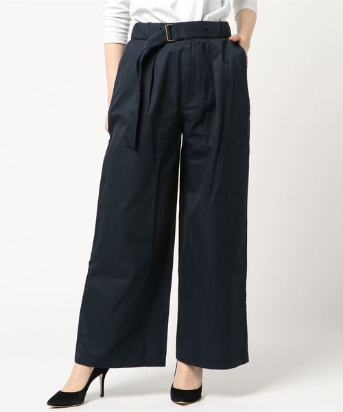 CIAOPANIC(チャオパニック)の「コットンギャバワイドパンツ(その他パンツ・レディース・アイボリー/ベージュ/ネイビー・FREE)」の13枚目の写真