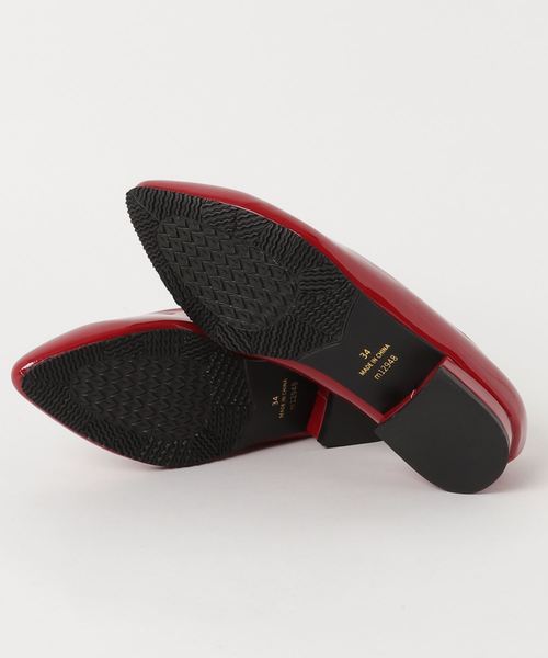 menue（メヌエ）の「ポインテッドトゥ レイン パンプス（パンプス・レディース・レッド/ピンクベージュ/ブラック/ベージュ/グレー/その他/ナチュラル/ブラック系その他/ピンク系その他/シルバー/ホワイト/グレイッシュベージュ/ブラック系その他2/パイソン・34/36/40/41/35/38/39/37）」の21枚目の写真