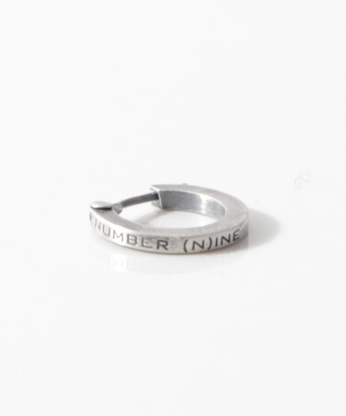 NUMBER (N)INE×jam  made シルバーフープピアス NUMBER (N)INE（ナンバーナイン）の「【NUMBER (N)INE】≪WEB
