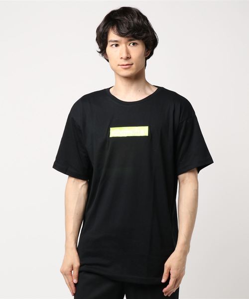 STYLEBLOCK（スタイルブロック）の「ビッグシルエットボックスロゴ胸刺繍半袖Tシャツ（Tシャツ/カットソー・メンズ・ホワイト系その他/ホワイト系その他2/ホワイト系その他3/イエロー/ピンク/ブラック・L/M）」の4枚目の写真