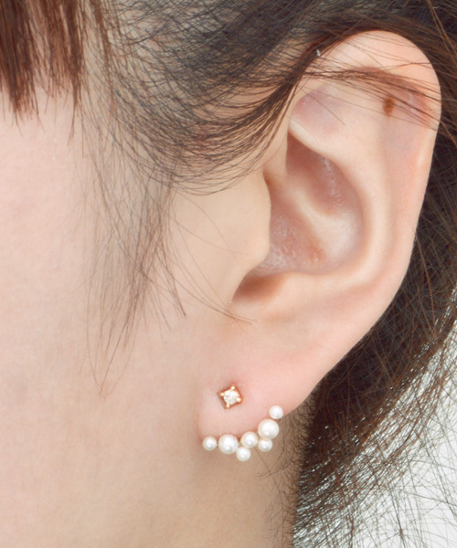 ykym様⭐︎agete K18ピアス 片耳のみ アガット 片耳 ピアス ykym様⭐︎agete K18ピアス 片耳のみ K18