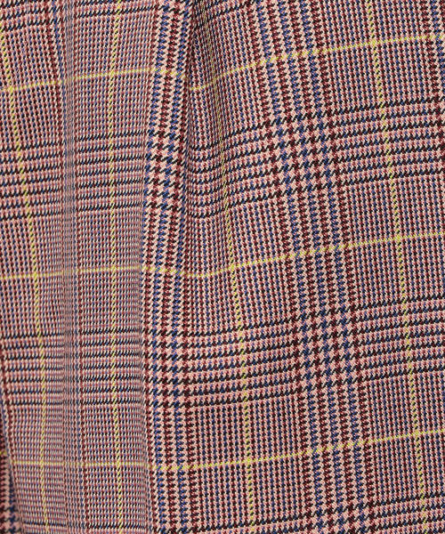 green label relaxing（グリーンレーベルリラクシング）の「◆FM クラシカルチェック テーパードパンツ ◆（その他パンツ・レディース・ライトグレー/ピンク・44/40/38/42/36/34）」の12枚目の写真