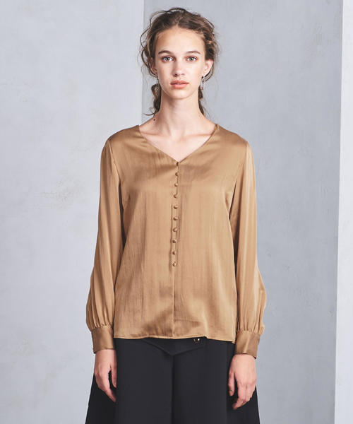 UGCS シルクＶネックブラウス UNITED ARROWS（ユナイテッドアローズ）の「UGCS シルク Vネック