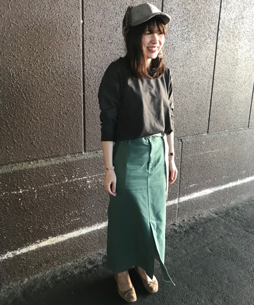 Ruben（ルーベン）の「イヤーカバー コーディロイCAP（キャップ・レディース・ブラック/ベージュ/グレー/オレンジ/キャメル・FREE）」の10枚目の写真