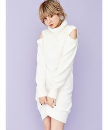 dazzlin | ショルダーオープンニットワンピース(ワンピース)
