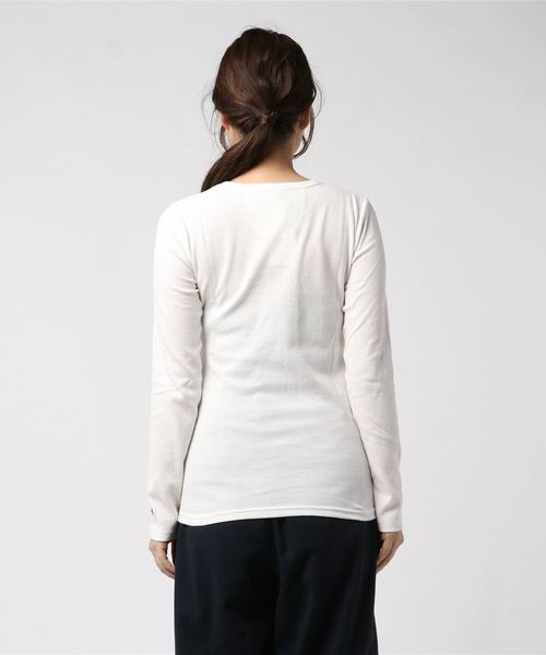 THE MORNING AFTER（ザ モーニング アフター）の「30/-ストレッチフライスロンT / アンダーウェア（Tシャツ/カットソー・レディース・ブラック/ネイビー/レッド/オフホワイト/ブルー/グリーン/杢グレー・FREE）」の8枚目の写真
