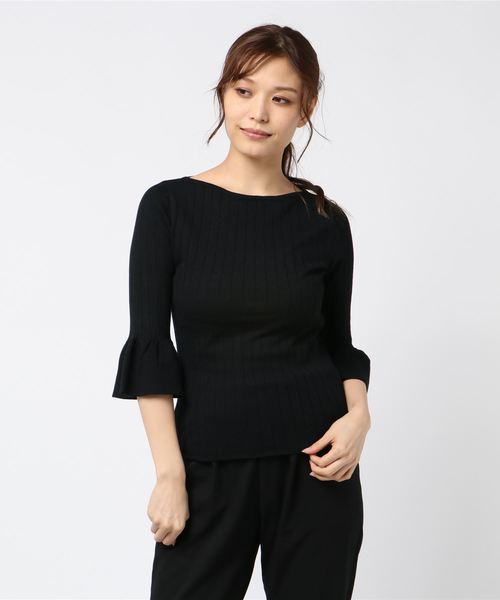 DEMYLEE（デミリー）の「DEMYLEE / フリルスリーブニット（ニット  