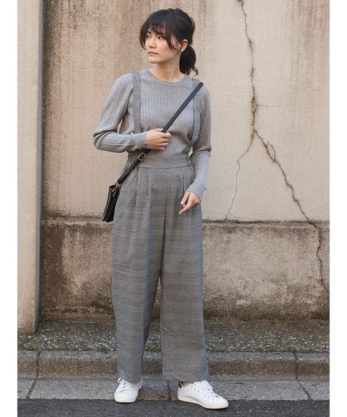 AMERICAN HOLIC（アメリカンホリック）の「変形リブクルーネックプルオーバー　＊（ニット/セーター・レディース・チャコールグレー/ブラック/ベージュ/アイボリー/杢グレー/その他7/グレー系その他4/ピンク系その他2・M/L）」の20枚目の写真