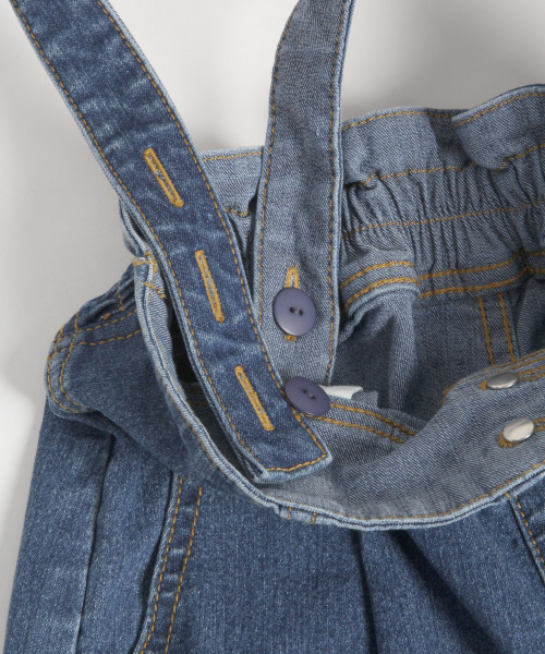 GLOBAL WORK(グローバルワーク)の「【キッズ】サスツキデニムワイドパンツ/817450(その他パンツ・キッズ・ネイビー/ブルー・SMALL/MEDIUM/LARGE/X-LARGE/XX-LARGE)」の8枚目の写真