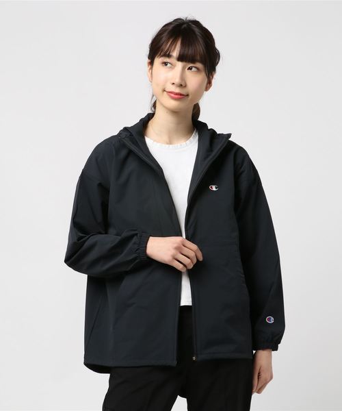 Champion(チャンピオン)の「チャンピオン Champion ZIP HOODED JACKET CW-PSC04(その他アウター・レディース・ブラック/レッドパープル・M/L)」の2枚目の写真