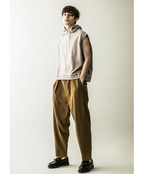MONKEY TIME(モンキータイム)の「<monkey time> URK CROPPED PO HOODIE/パーカー(ベスト・メンズ・ブラック/ベージュ・M/L)」の10枚目の写真