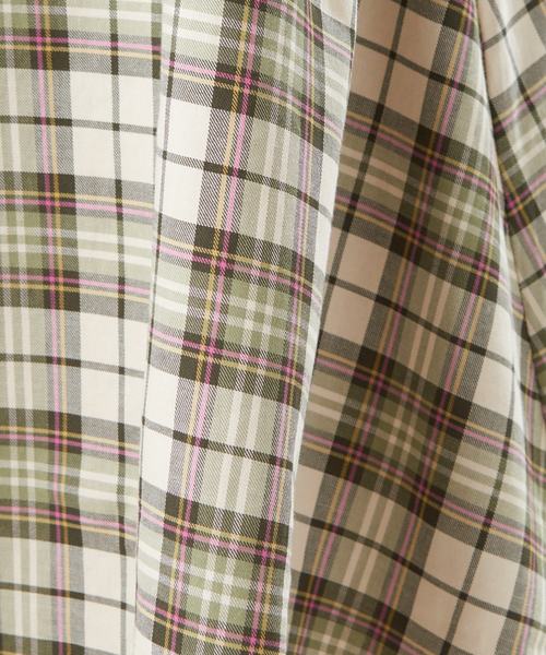 natural couture（ナチュラルクチュール）の「カラーチェックフレアスカート（スカート・レディース・グリーン/ミント/サックスブルー・FREE）」の19枚目の写真