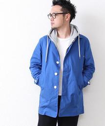 coen | フーデットステンカラーコート(ステンカラーコート)
