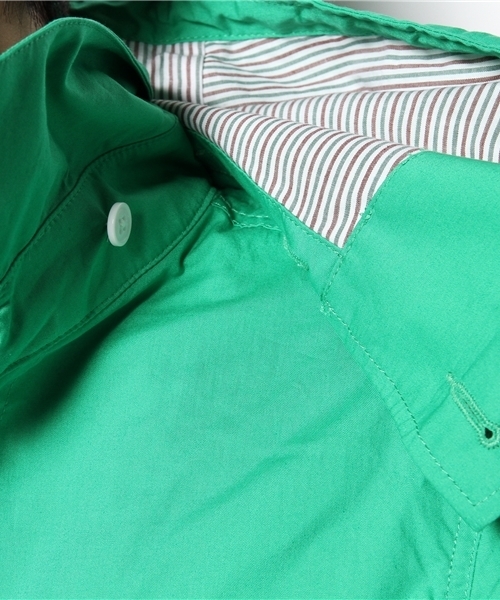 coen（コーエン）の「フーデットステンカラーコート（ステンカラーコート・メンズ・ダークグリーン/コバルトブルー・MEDIUM/LARGE/SMALL/X-LARGE）」の9枚目の写真