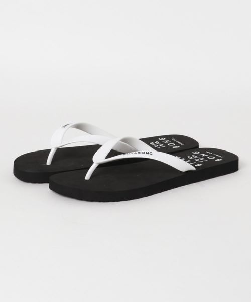 BILLABONG(ビラボン)の「ビーチサンダル BILLABONG CLEAN LOGO AJ011-966(サンダル・メンズ・ブラック/ホワイト・26.0cm/27.0cm/28.0cm)」の2枚目の写真