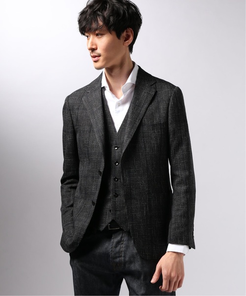 EDIFICE（エディフィス）の「MELANGE BOUCLE ジャケット（テーラード 