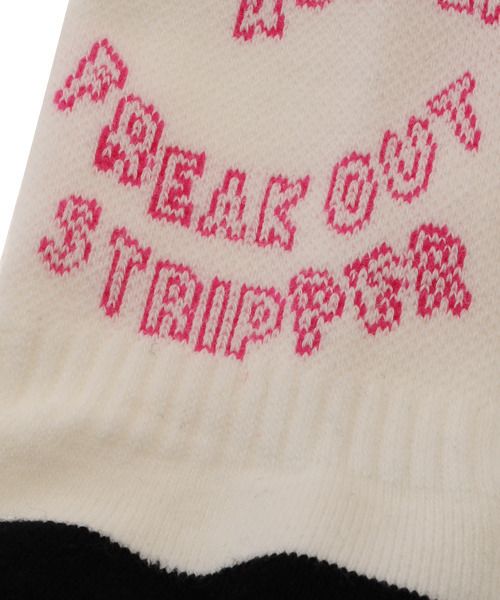 Candy Stripper（キャンディストリッパー）の「FREAK OUT RIB ソックス（ソックス/靴下・レディース・ブラック/オフホワイト/グリーン/ラベンダー・FREE）」の10枚目の写真
