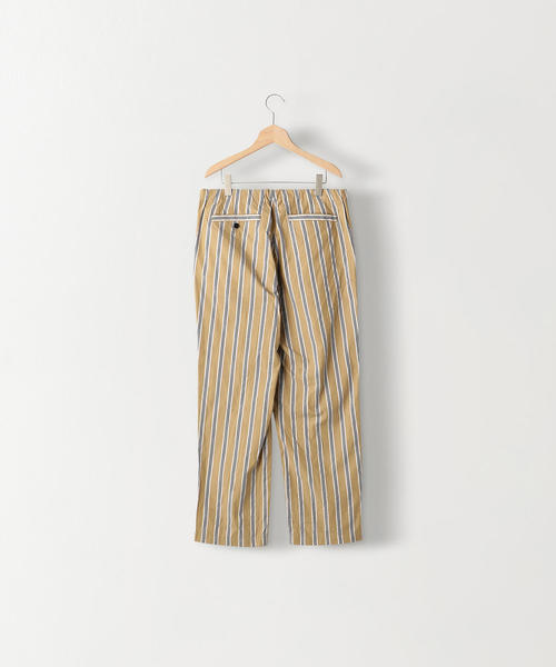 STILL BY HAND（スティルバイハンド）の「＜STILL BY HAND＞ STRIPE EASY PANTS/イージーパンツ □□（その他パンツ・メンズ・ベージュ/オリーブ・48/44/46）」の3枚目の写真