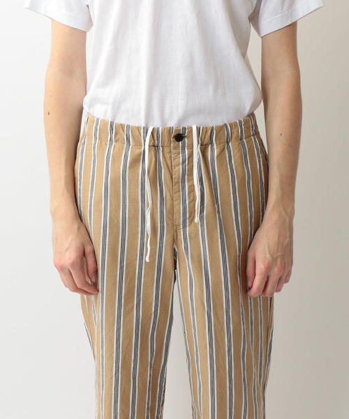 STILL BY HAND（スティルバイハンド）の「＜STILL BY HAND＞ STRIPE EASY PANTS/イージーパンツ □□（その他パンツ・メンズ・ベージュ/オリーブ・48/44/46）」の14枚目の写真