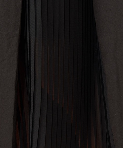 natural couture（ナチュラルクチュール）の「お上品サイドプリーツワンピース（ワンピース・レディース・ブラック/ベージュ/ブルー系その他/ライトパープル/イエロー系その他・FREE）」の10枚目の写真