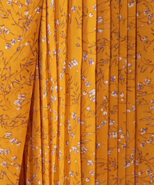 natural couture（ナチュラルクチュール）の「お上品サイドプリーツワンピース（ワンピース・レディース・ブラック/ベージュ/ブルー系その他/ライトパープル/イエロー系その他・FREE）」の9枚目の写真