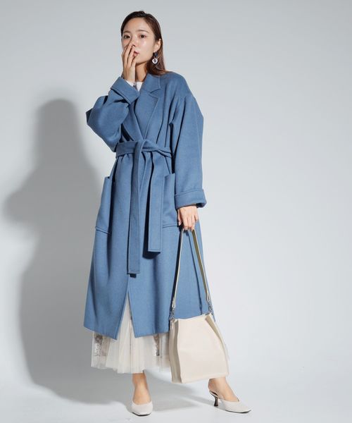 LADYMADE（レディメイド）の「2WAYバイカラーレザーショルダーバッグ（ショルダーバッグ・レディース・ブラック/パープル/アイボリー・FREE）」の12枚目の写真