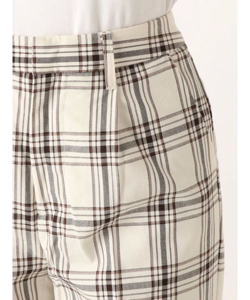 Ungrid(アングリッド)の「チェックテーパードパンツ(その他パンツ・レディース・アイボリー/モカ・SMALL/MEDIUM)」の7枚目の写真