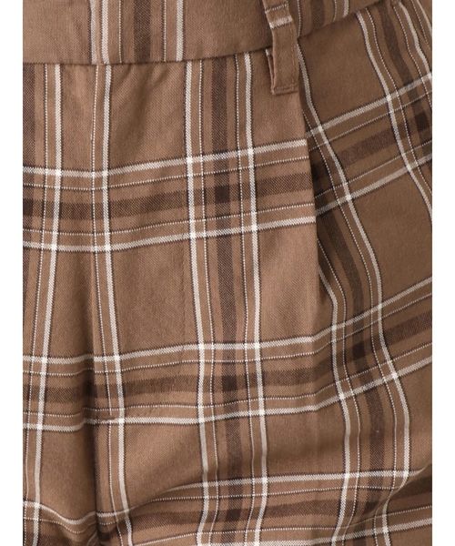Ungrid(アングリッド)の「チェックテーパードパンツ(その他パンツ・レディース・アイボリー/モカ・SMALL/MEDIUM)」の14枚目の写真