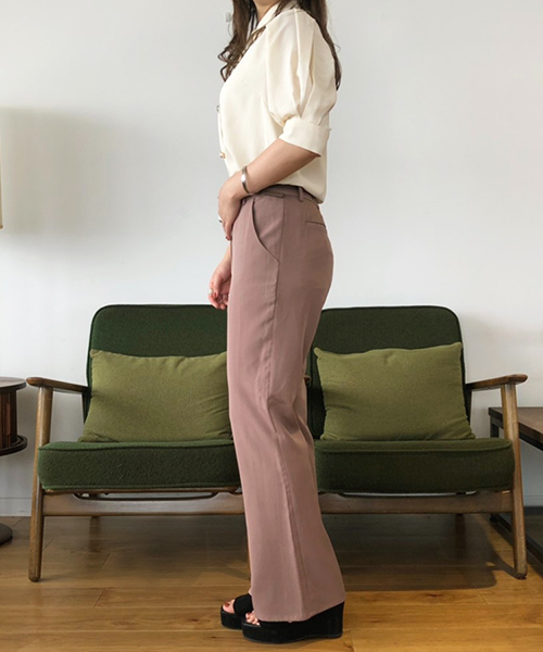 PairPair（ペアペア）の「チェック柄＆無地イロイロボタンシャツブラウス（シャツ/ブラウス・レディース・ライトグレー/ブラック/ベージュ/アイボリー/モカ・FREE）」の13枚目の写真