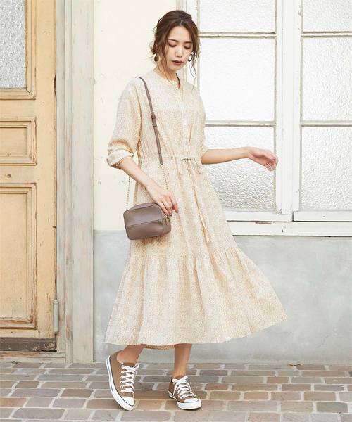 Titivate ティティベイト の 裾切替ｷﾞｬｻﾞｰ2wayﾏｷｼﾜﾝﾋﾟｰｽ ワンピース Wear