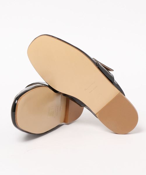 JOURNAL STANDARD（ジャーナルスタンダード）の「【Definery/デファイナリー】 2 エナメルMULE:サンダル（サンダル・レディース・ブラック・36/37/38）」の3枚目の写真