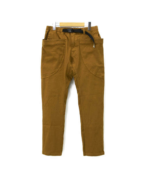 go slow caravan(ゴースローキャラバン)の「ストレッチキャンバス製品染め脇ポケイージーパンツ W(その他パンツ・レディース・ブラウン/レッド/カーキ/ダークグレー/キャメル・FREE)」の1枚目の写真