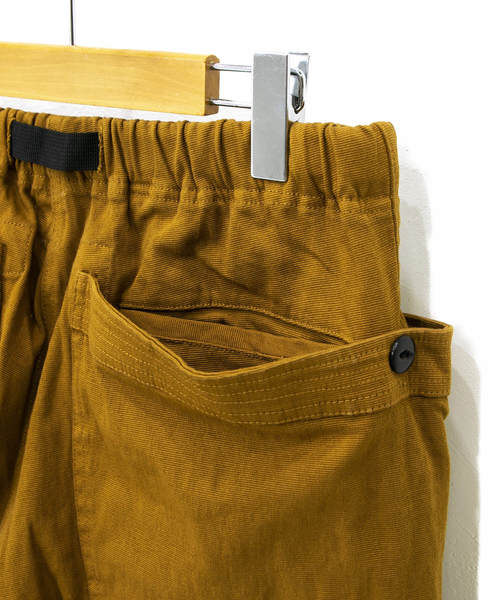 go slow caravan(ゴースローキャラバン)の「ストレッチキャンバス製品染め脇ポケイージーパンツ W(その他パンツ・レディース・ブラウン/レッド/カーキ/ダークグレー/キャメル・FREE)」の17枚目の写真