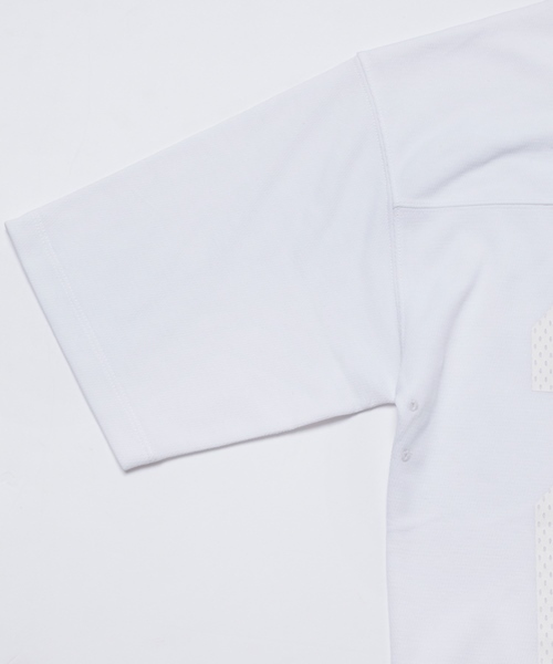 MONKEY TIME（モンキータイム）の「MT ∴ リバー メッシュ フットボールTEE ◆（Tシャツ/カットソー・メンズ・ホワイト/ブラック・LARGE/SMALL/MEDIUM/X-LARGE）」の11枚目の写真