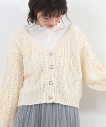 MAJESTIC LEGON | ハートケーブルカーディガン(カーディガン/ボレロ)
