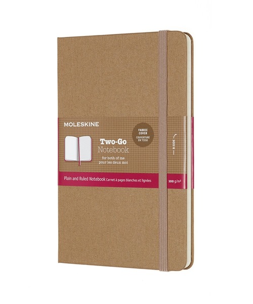 MOLESKINE（モレスキン）の「モレスキン ノート TWOGO ノートブック ミディアムサイズ（手帳/メモ帳）」 WEAR